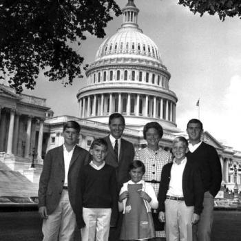 Congressman George Bush and Family in Washington