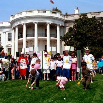 Children Participate in the Easter Egg Roll