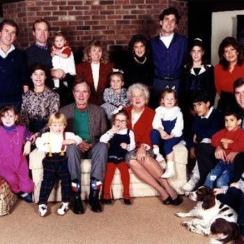 Family portrait at Camp David