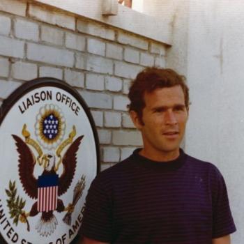 George W Bush Visits his Parents in China