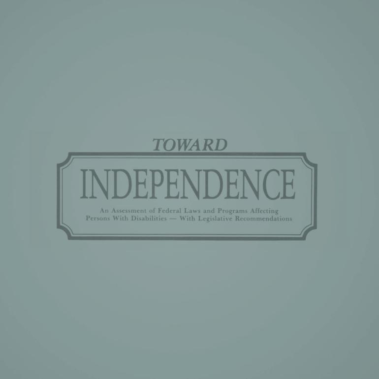 Towards Independence, NAID: 383275419-3
