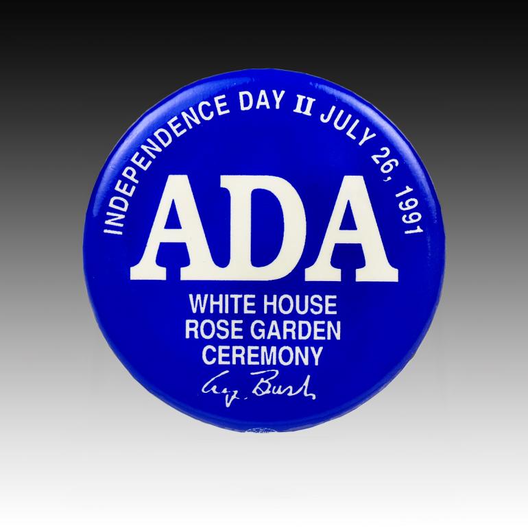 ADA Signing Ceremony Button - NARA 14.11.6