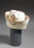 Kalpak Hat with Red and Gold Accents