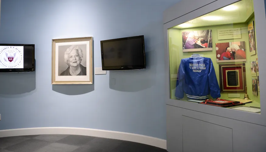 A closer look at the To Help Everyday exhibit.