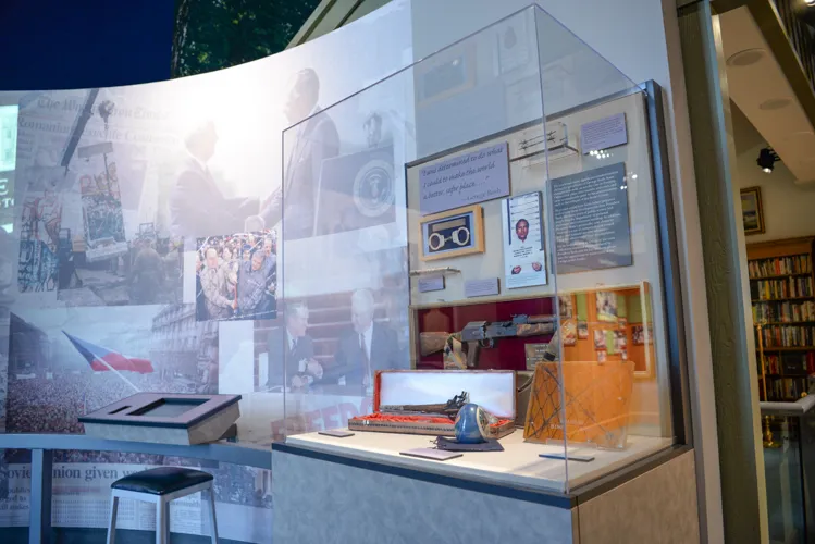 This exhibit tells the story of Manuel Noriega 