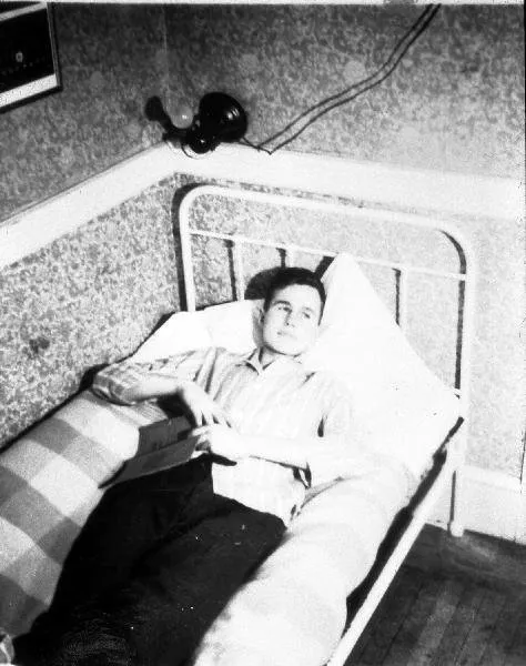 George H. W. Bush Lying in Bed