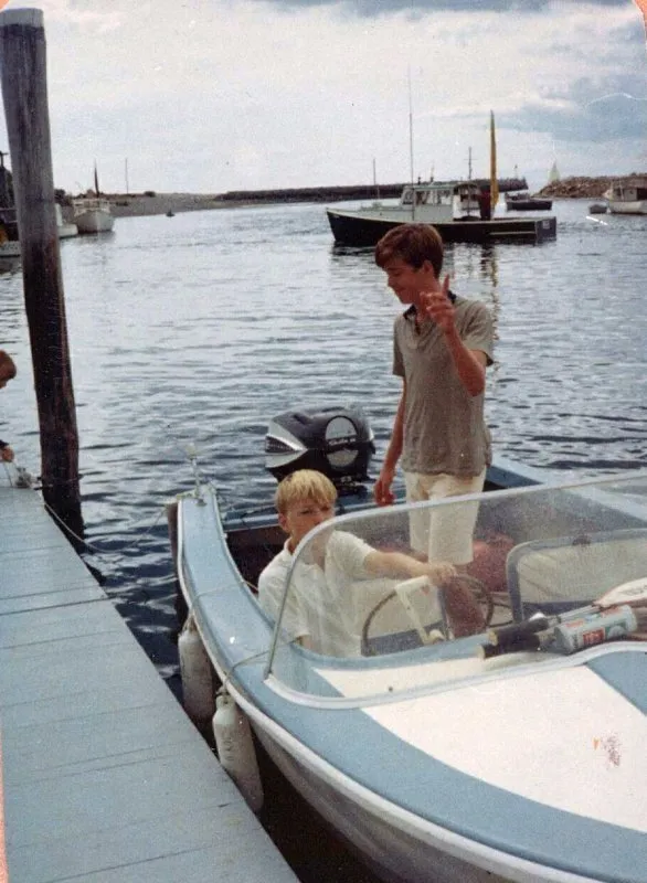Jeb and Neil Bush in Kennebunkport