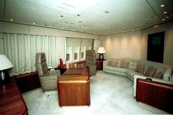 Interior views of Air Force One