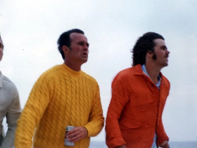 George and Jeb in Maine