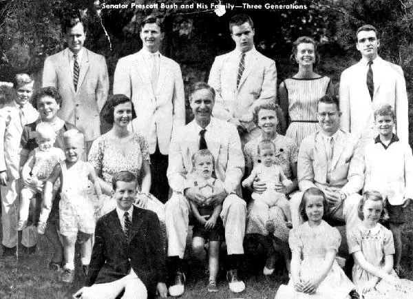 Senator Prescott Bush and his family - Three Generations