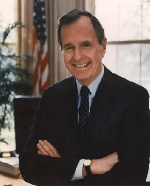 President Bush in Oval Office