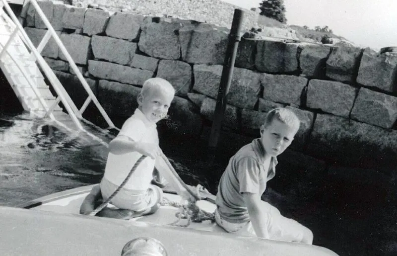 Neil and Jeb at Kennebunkport