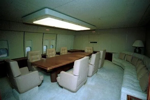Interior views of Air Force One