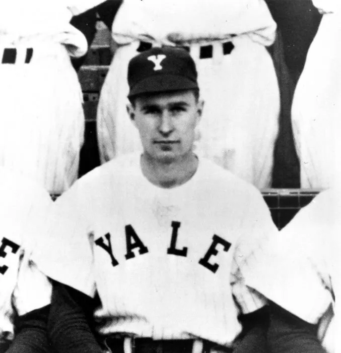 George Bush, Captain of championship Yale baseball team, while completing college in 2-1/2 years after war service, Phi Beta Kappa, Economics