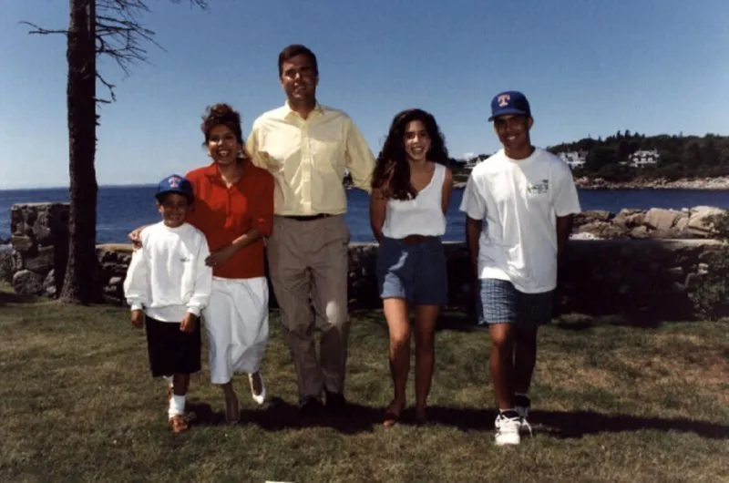 Jeb and Columba with Jebby, Noelle, and George P.