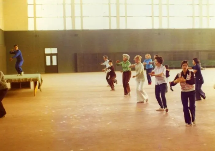 Mrs Bush Takes a Tai Chi Lesson