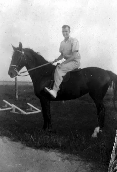 George H. W. Bush on Horseback