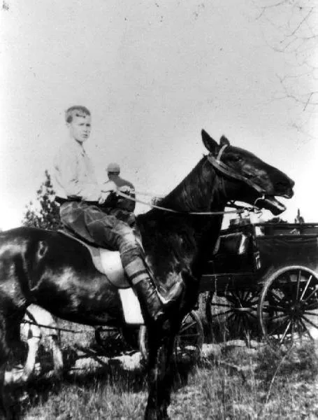 George H. W. Bush on Horseback