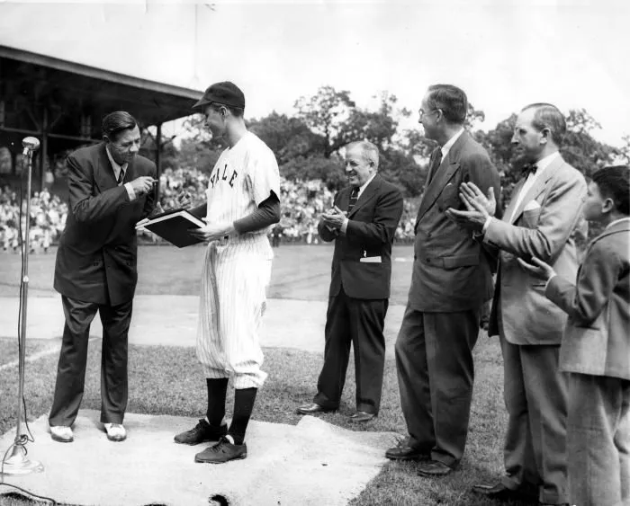 George Bush with Babe Ruth and Others