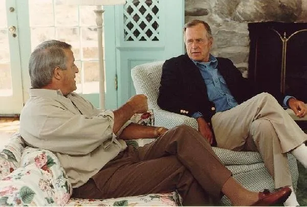President Bush meets with PM Mulroney