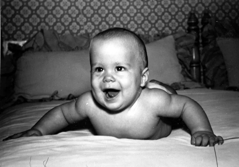 Baby picture of Jeb Bush, Midland, Texas