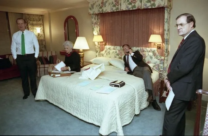 Watching election results in Houston, TX