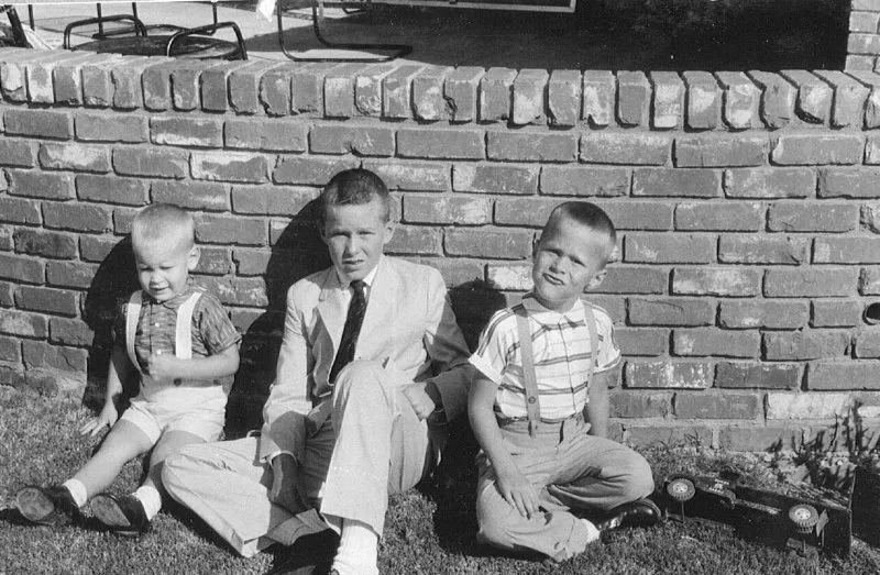 Neil, George W. and Jeb Bush