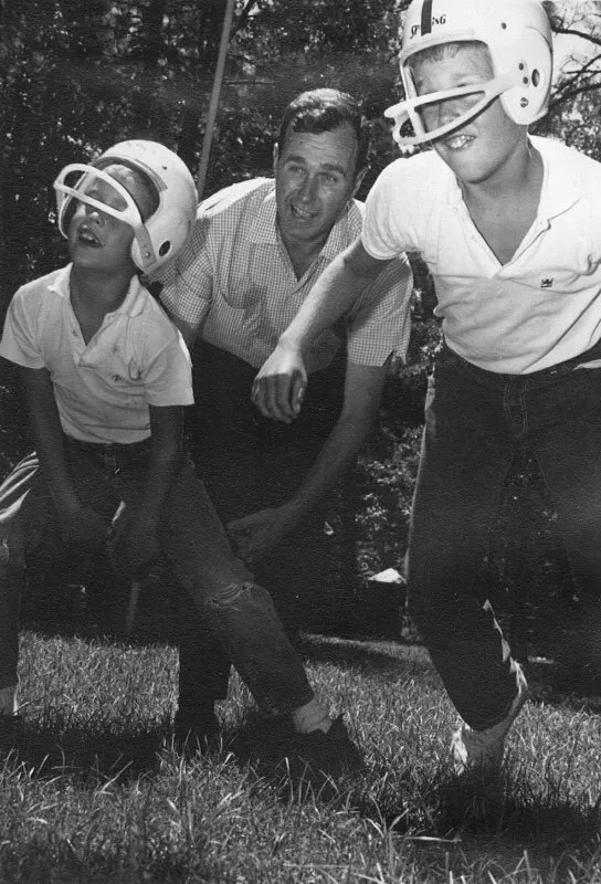 George Bush with Sons Neil and Jeb