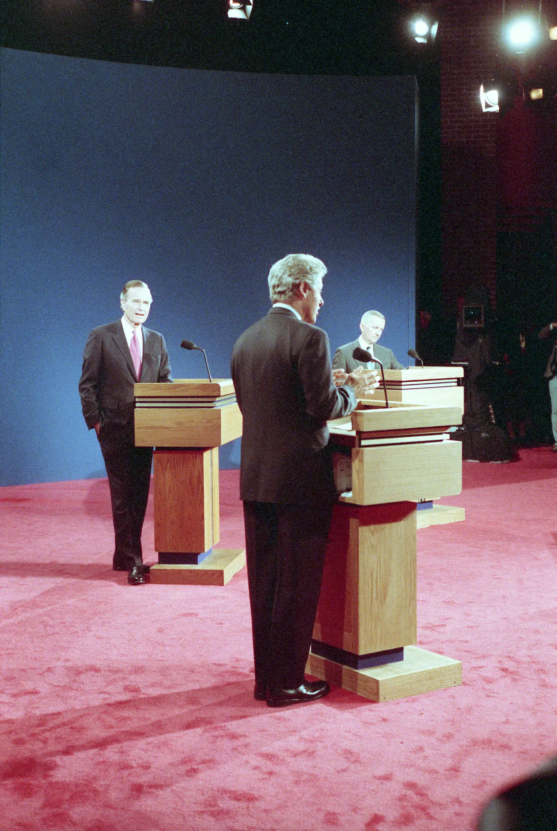 Presidential debate with Bill Clinton and Ross Perot