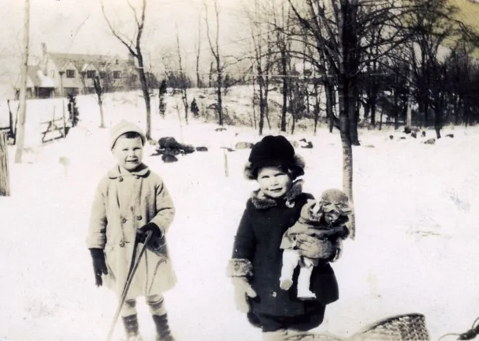George H. W. Bush and Sister Nancy