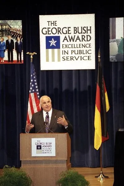Helmut Kohl Receives the George Bush Award for Excellence in Public Service