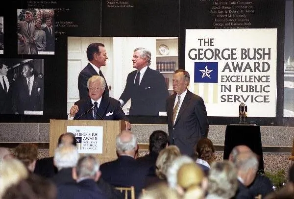 Ted Kennedy Receives the 2003 George Bush Award for Excellence in Public Service