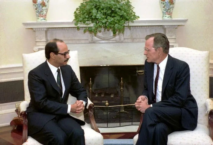 President Bush meets with Kuwaiti Ambassador