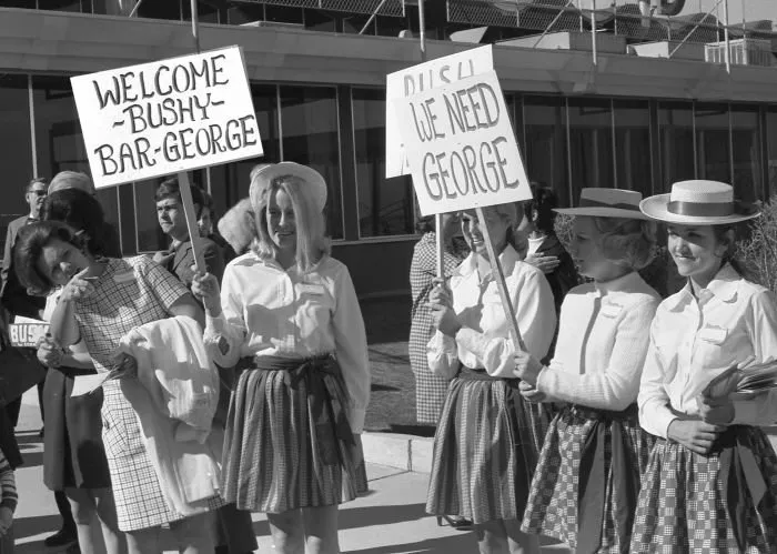 George Bush Supporters, Midland, Texas