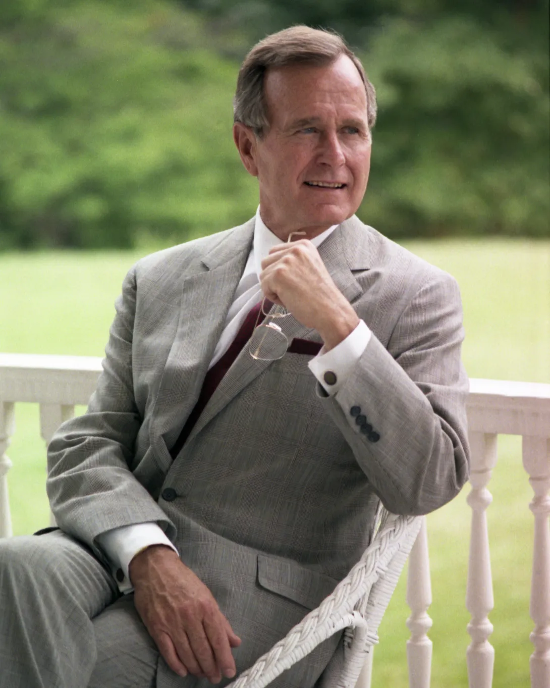Portrait of Vice President Bush from the Vice President's residence