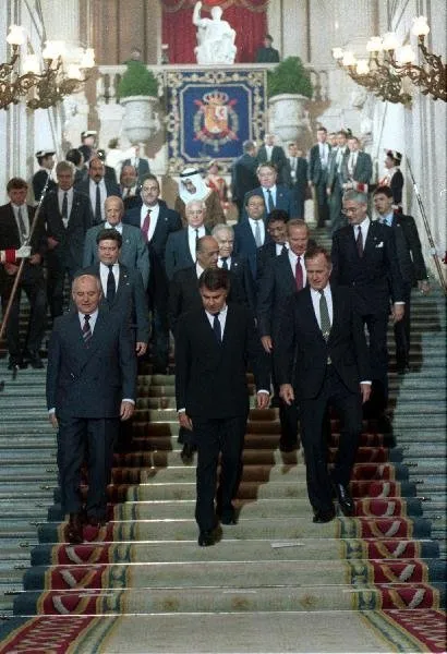 Participants of the Middle East Peace Conference