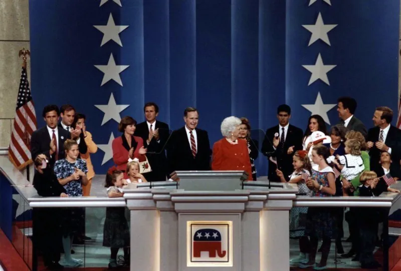 Barbara Bush delivers address at the Republican National Convention