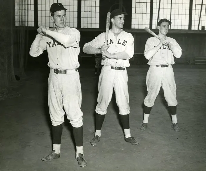 George Bush with Yale Baseball Teammates