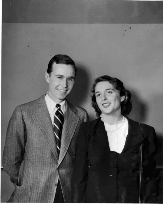 George Herbert Walker and Barbara Pierce Bush
