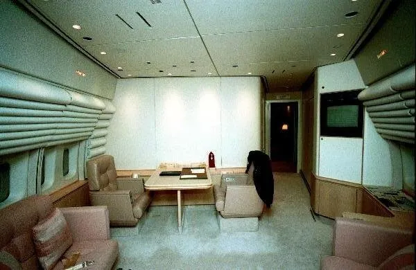 Interior views of Air Force One