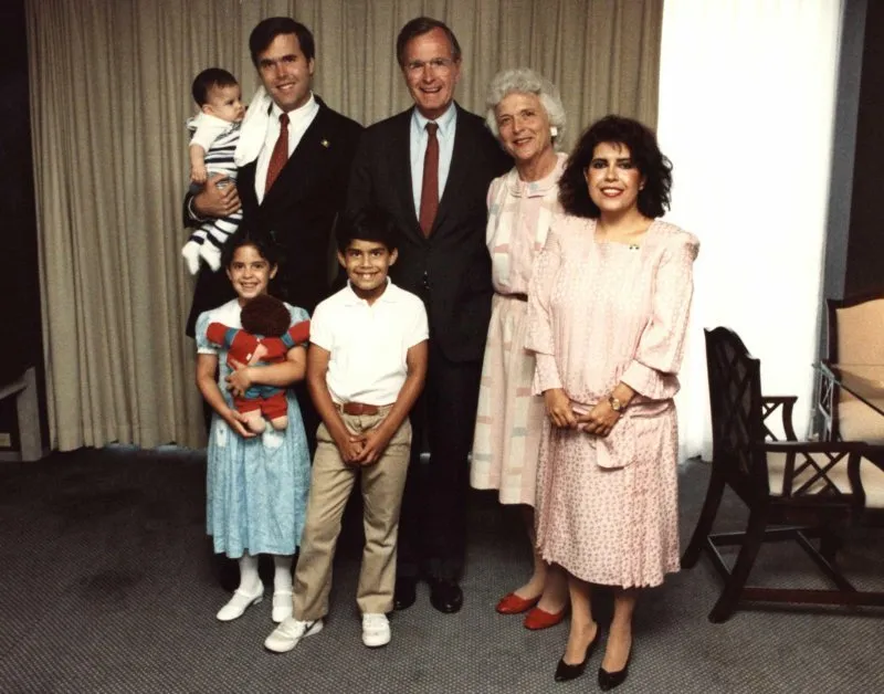 Jeb Bush family in Miami, Florida