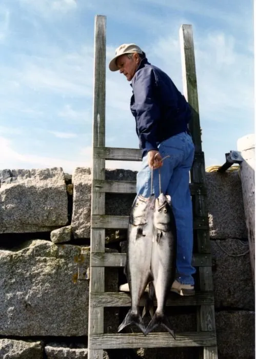 President Bush feturns from a successful fishing trip