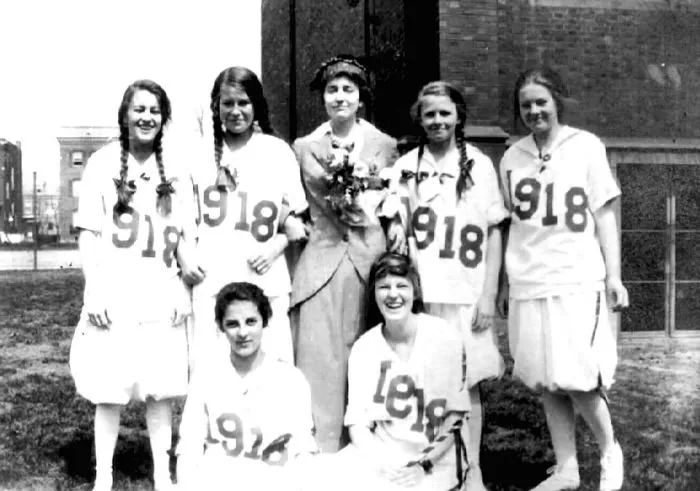 Mother of George Bush, Dorothy Walker Bush, second from right, back row