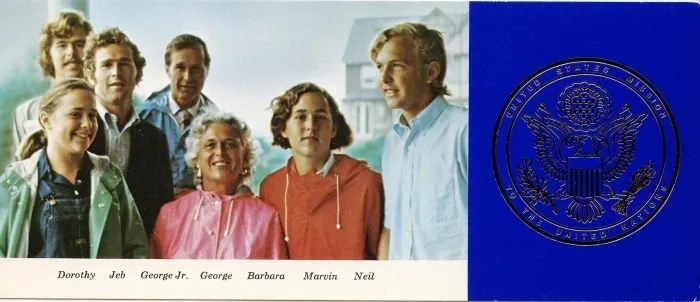 1972 Bush Family Christmas Card