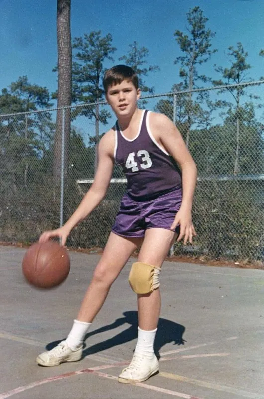 Jeb Bush in Basketball Uniform