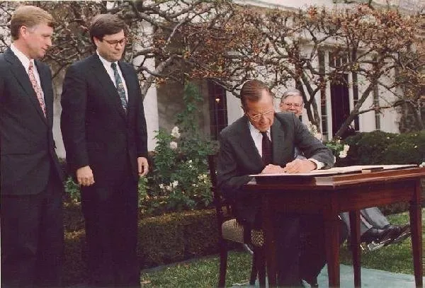 Signing of Civil Rights Commission Reauthorization Act