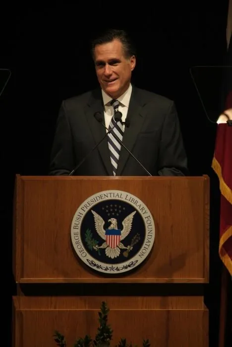 Governor Mitt Romney at William Waldo Cameron Forum Lecture