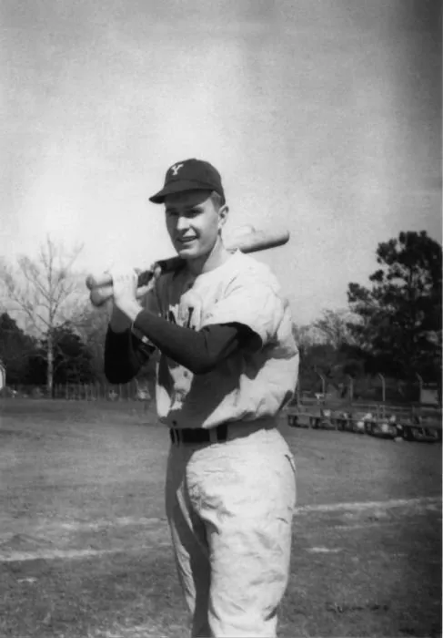 George Bush on Yale Baseball Team During NCAA Finals