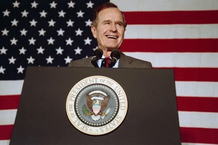 President Bush announces his candidacy for the 1992 Presidential Election