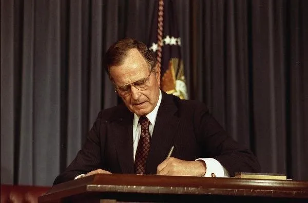 President Bush signs Hate Crime Statistics Legislation